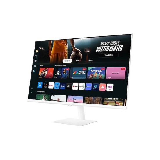 Samsung 32" M70D Smart Screen for Multi Device Experience (White)