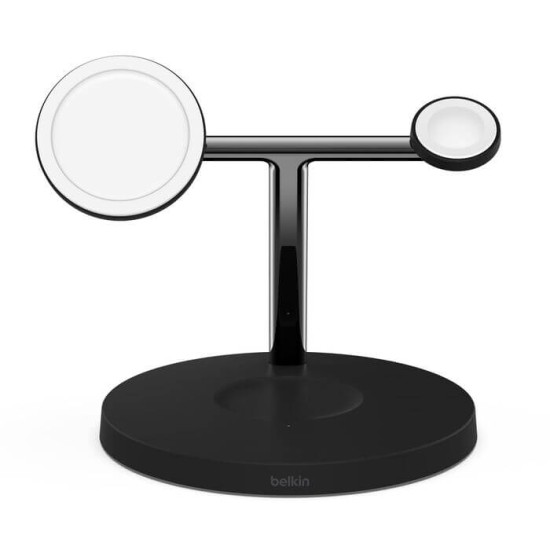 Belkin BoostCharge Pro 3-in-1 Wireless Charger with Official MagSafe Charging 15W
