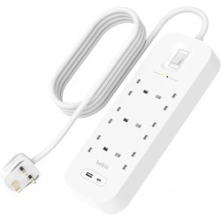 Belkin Surge Protector Power Extension Socket with 6 Outlets