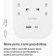 Belkin Surge Protector Power Extension Socket with 6 Outlets