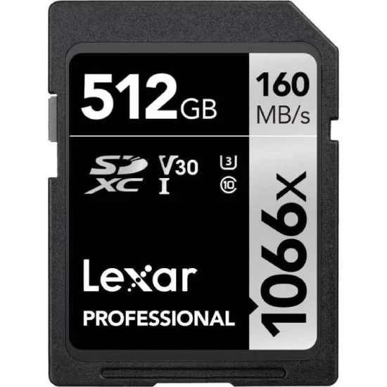 Lexar® Professional 1066x SDXC™ UHS-I Card SILVER Series (512GB)