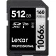 Lexar® Professional 1066x SDXC™ UHS-I Card SILVER Series (512GB)