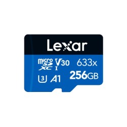Lexar® High-Performance 633x microSDHC™/ microSDXC™ UHS-I Card BLUE Series (256GB)
