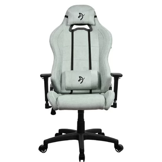 Arozzi Torretta Premium Soft Fabric Ergonomic Computer Gaming Chair (Pearl Green)