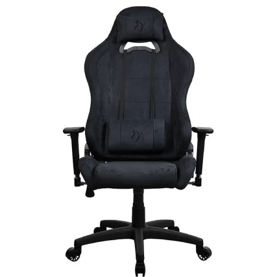 Arozzi - Torretta Supersoft Upholstery Fabric Gaming Chair (Pure Black)