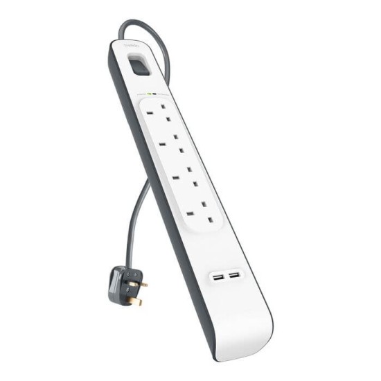 Belkin 2.4 Amp USB Charging 4-outlet Surge Protection Strip