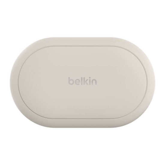 Belkin SoundForm ClearFit Open-Ear Wireless Earbuds (Sand)