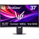 LG 37 Inch UltraGear 4K UHD 165Hz Curved Gaming Monitor with AMD FreeSync Premium Pro and USB-C 65W PD