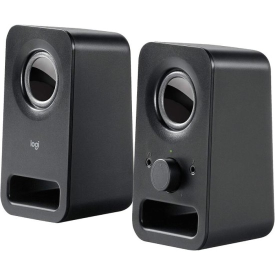 Logitech Z150 Compact Stereo Speakers (Midnight Black)