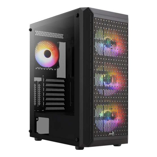 Aerocool Beam G-BK-V2 RGB Mid Tower Case (Black)