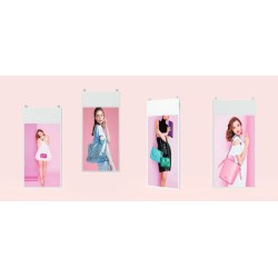 43 inch" Super Slim Window Celing Double-Side LCD Digital Signage