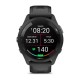 Garmin Forerunner® 265 Black Bezel and Case with Black/Powder Gray Silicone Band [46mm]