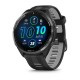Garmin Forerunner® 965 Carbon Grey DLC Titanium Bezel with Black Case and Black/Powder Grey Silicone Band Garmin Forerunner® 965 Carbon Grey DLC Titanium Bezel with Black Case and Black/Powder Grey Silicone Band