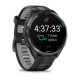 Garmin Forerunner® 965 Carbon Grey DLC Titanium Bezel with Black Case and Black/Powder Grey Silicone Band Garmin Forerunner® 965 Carbon Grey DLC Titanium Bezel with Black Case and Black/Powder Grey Silicone Band
