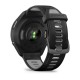 Garmin Forerunner® 965 Carbon Grey DLC Titanium Bezel with Black Case and Black/Powder Grey Silicone Band Garmin Forerunner® 965 Carbon Grey DLC Titanium Bezel with Black Case and Black/Powder Grey Silicone Band