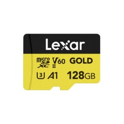 Lexar® Professional GOLD microSDXC™ UHS-II Card (128GB)