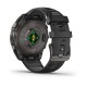 Garmin Fenix® 8 – 47 mm, AMOLED Sapphire, Carbon Grey DLC Titanium with Black/Pebble Grey Silicone Band Garmin Fenix® 8 – 47 mm, AMOLED Sapphire, Carbon Grey DLC Titanium with Black/Pebble Grey Silicone Band