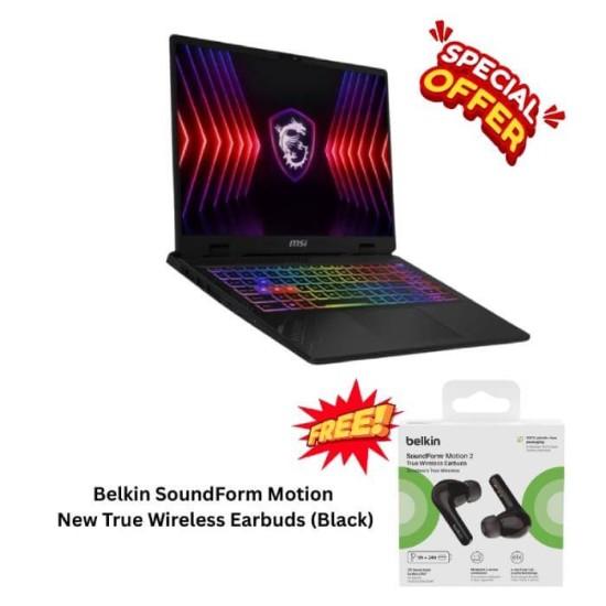 MSI Crosshair 16 HX D14V, Intel® Core™ i7 14650HX, 16GB RAM. 1TB SSD, NVIDIA® GeForce RTX™ 4070, Windows 11 Home, 16” QHD+ 144Hz Display (Cosmo Gray) (Eng/Keyboard)