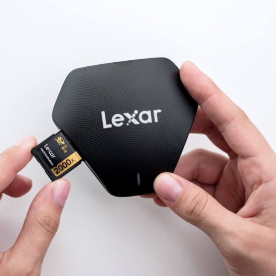 Lexar® Professional Multi-Card 3-in-1 USB 3.1 Reader