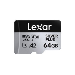 Lexar® Professional SILVER PLUS microSDXC™ UHS-I Card (64GB)