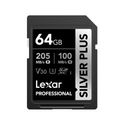 Lexar® Professional SILVER PLUS SDXC™ UHS-I Card (64GB)