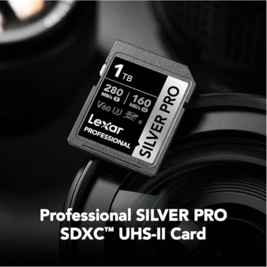Lexar® Professional SILVER PRO SDXC™ UHS-II Card (1TB)