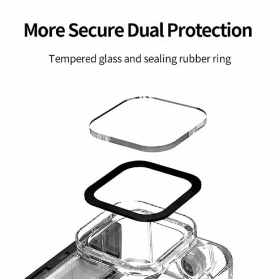 Telesin Waterproof Case Compatible with Gopro Hero 12/11/10/9, Underwater Housing Case