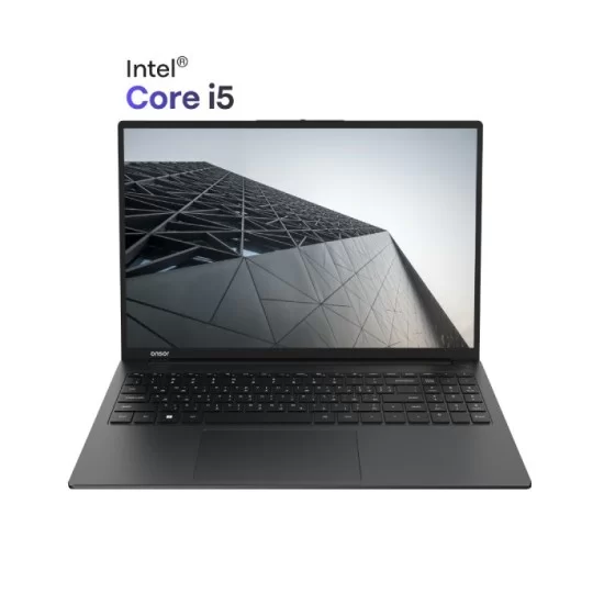 Onsor TURS 16, Laptop, Intel® Core™ i5-1335U, 8GB RAM, 512GB SSD, Intel® Iris® Xe, Windows 11 Home, 16" QHD Display, Backlit Keyboard (Charcoal)