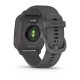 Garmin Venu® Sq 2 Slate Aluminium Bezel with Shadow Grey Case and Silicone Band Garmin Venu® Sq 2 Slate Aluminium Bezel with Shadow Grey Case and Silicone Band