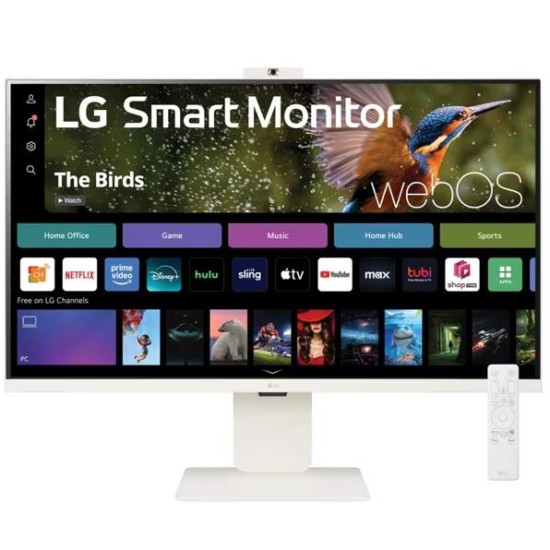 LG 32" 4K UHD IPS MyView Smart Monitor with webOS and Built-in FHD Webcam