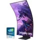 Samsung 55" UHD gaming screen with 1000R curvature