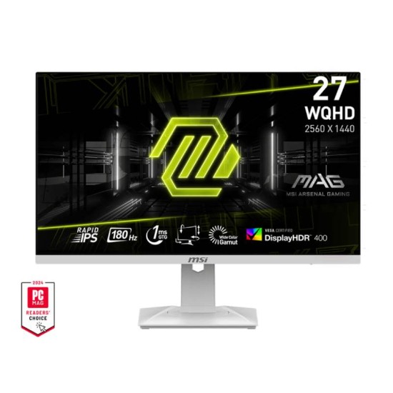 MSI MAG 274QRFW 27" 1440p HDR 180 Hz Gaming Monitor
