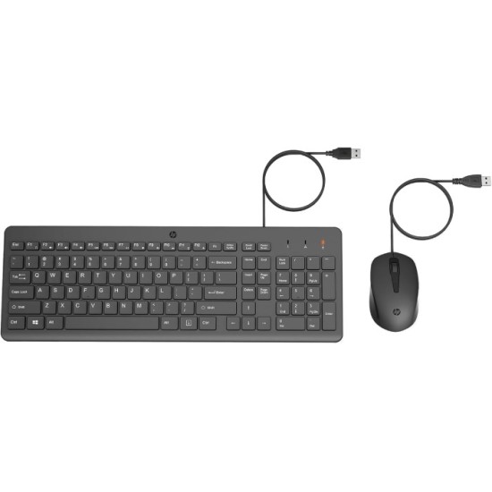 HP 150 Wired Keyboard and Mouse Combo 