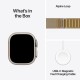 Apple Watch Ultra 2 GPS + Cellular, Tan Alpine Loop, 49mm Display, Natural Titanium Case (M)