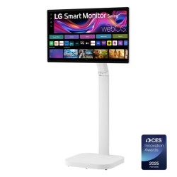 LG 32 inch 4K UHD IPS Touchscreen Smart Monitor Swing with Rolling Stand