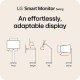LG 32 inch 4K UHD IPS Touchscreen Smart Monitor Swing with Rolling Stand