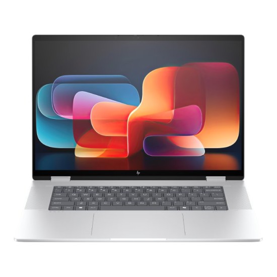HP Envy x360 2-in-1 Laptop, Intel® Core™ Ultra 7 155U, 16GB RAM, 1TB SSD, Windows 11 home, Intel® Graphics, 16" diagonal, 2K WUXGA Touch Display, Backlit Eng/Keyboard (Glacier Silver)