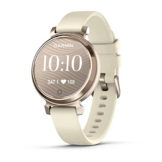 Garmin Lily® 2 Cream Gold with Coconut Silicone Band