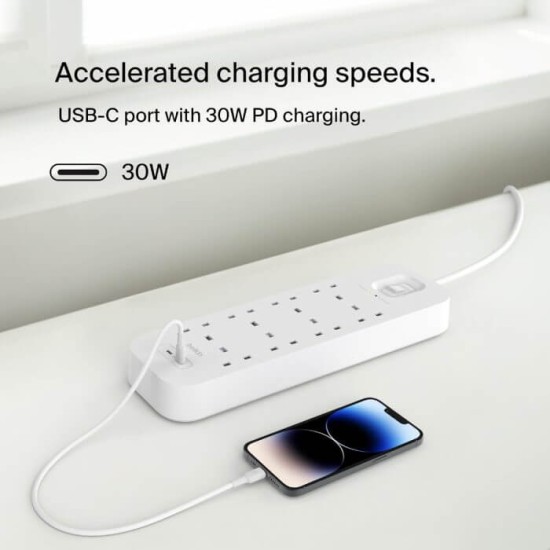 Belkin Surge Protector with 2 USB-C Ports (8 Outlet with 2 USB-C)