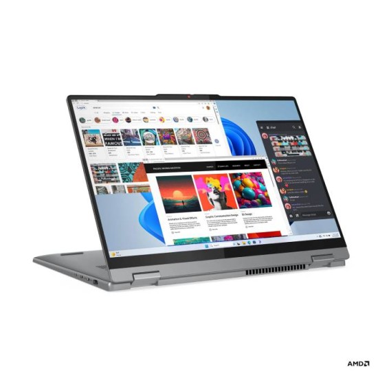 Lenovo IdeaPad 5 2-in-1 16AHP9 | AMD Ryzen 7 8845HS | 16GB RAM | 1TB SSD | AMD Radeon 780M | Windows 11 Home  | 16 inch WUXGA Touch Display | FP Reader + Lenovo Digital Pen | Backlit Keyboard