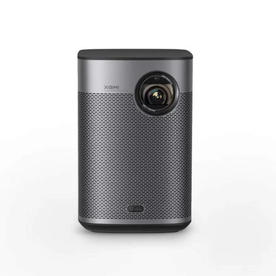 XGimi HALO+ Google TV OS | Full HD Long Throw Portable Projector, 700 ISO Lumens, Up to 200" Screen Size, Harman/Kardon Speakers, Built-in 2.5Hrs Battery, for Home/Office/Camping/Travel - Space Grey