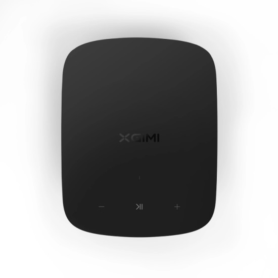 XGimi HALO+ Google TV OS | Full HD Long Throw Portable Projector, 700 ISO Lumens, Up to 200" Screen Size, Harman/Kardon Speakers, Built-in 2.5Hrs Battery, for Home/Office/Camping/Travel - Space Grey