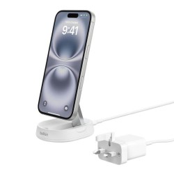 Belkin Convertible Magnetic Wireless Charging Stand with Qi2 15W With Power Supply