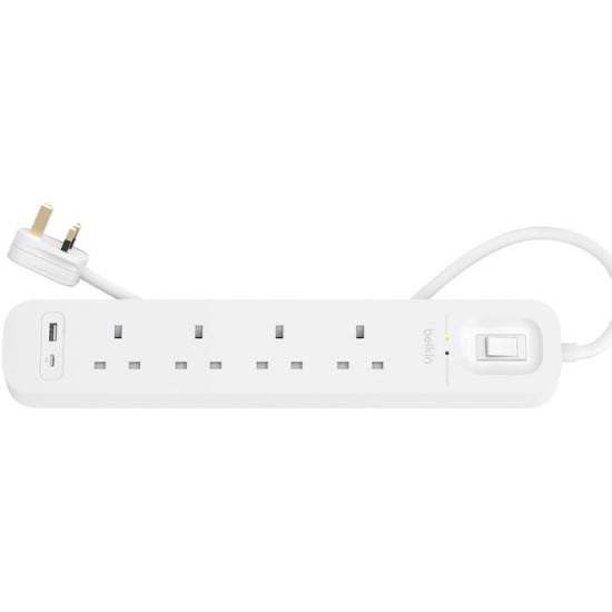 Belkin Surge Protector Power Extension with 4 Outlets