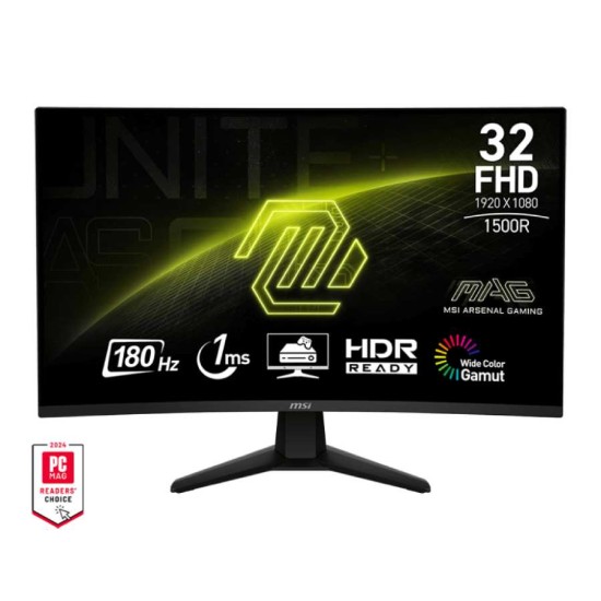 MSI MAG 32C6 32" FHD 180Hz Curved Gaming Monitor