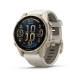 Garmin Fēnix® 8 – 43 mm, AMOLED Sapphire, Soft Gold with Fog Grey/Dark Sandstone Silicone Band Garmin Fēnix® 8 – 43 mm, AMOLED Sapphire, Soft Gold with Fog Grey/Dark Sandstone Silicone Band