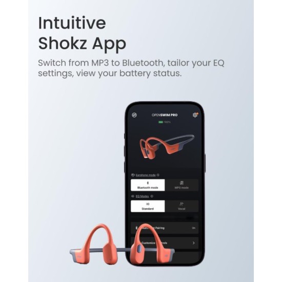 Shokz OpenSwim Pro Waterproof Swimming Headphone + MP3 Player