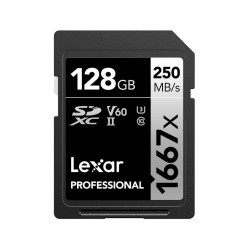 Lexar® Professional 1667x SDXC™ UHS-II Card SILVER Series (128GB)