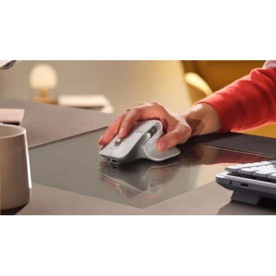 Logitech MX Master 3S Wireless Bluetooth Mouse for Mac (Pale Grey)