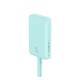 Baseus 10000mAh Magnetic Mini Wireless Fast Charge Power Bank 30W With Built-In Type-C Cable